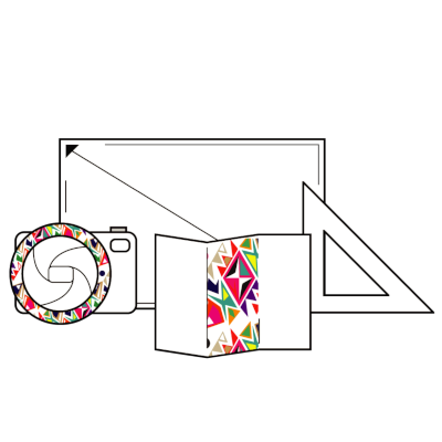 Graphics design & print icon
